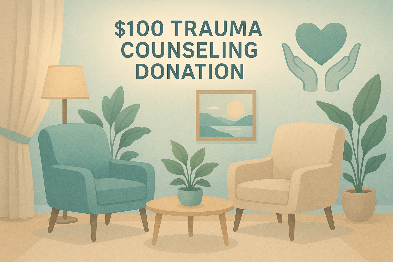 Counseling setting for $100 donation