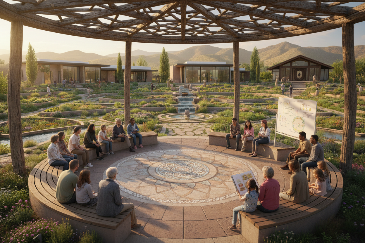 Lucia Hope - Sacred Learning Pavilion in Beautiful Community Design