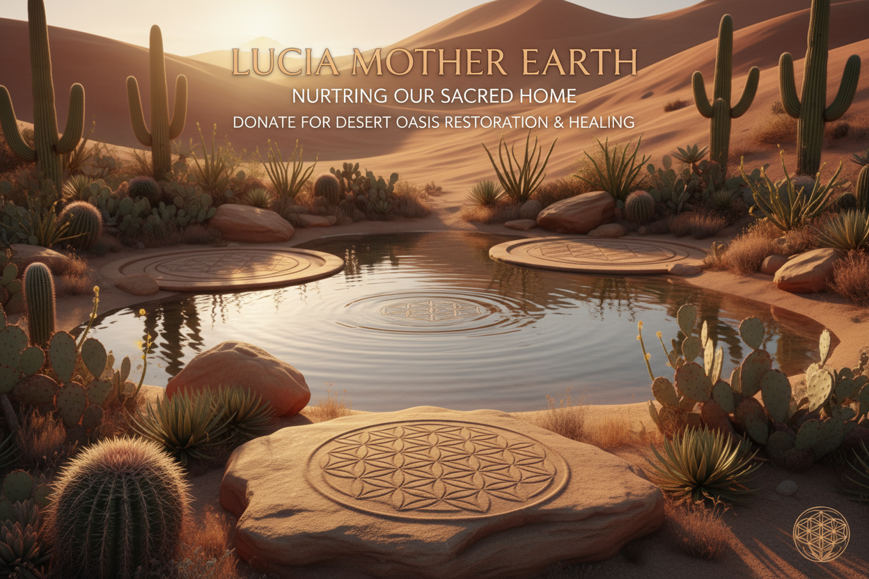 Lucia Mother Earth Donation Banner