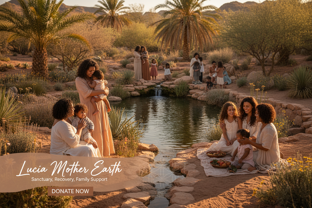 Lucia Mother Earth Families Donation Banner